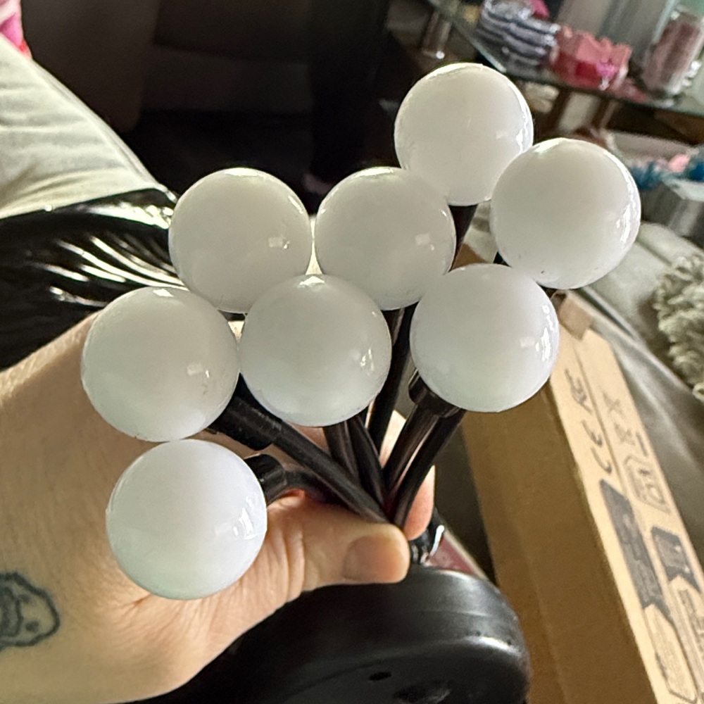 Multicolor LED Garden Stake Lights - Outdoor Party Lighting.  This is for 4 - Picture 4 of 5